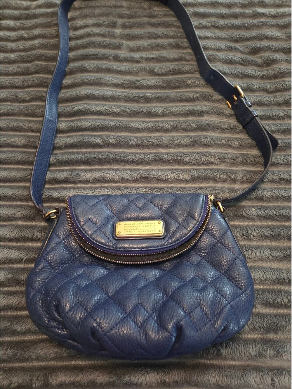 Marc by Marc Jacobs Std. Supply Quilted Leather Crossbody Bag w/Adjustable Strap